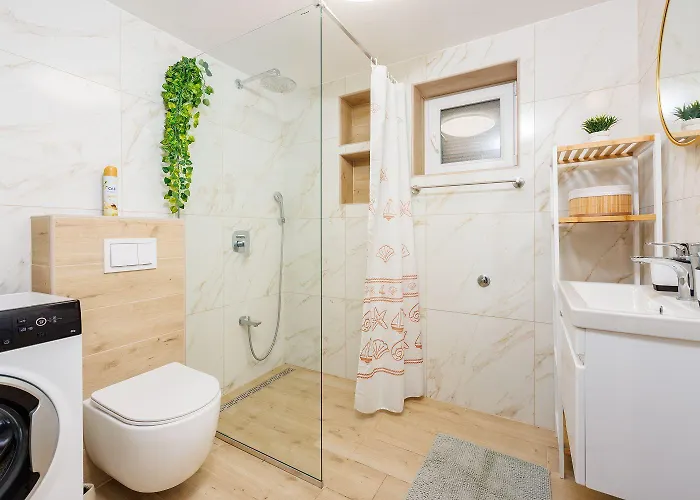 Hundefreundliches Nur 230 Meter Zum Mit 4 Klimaanlagen, Parkplatz, Meerblick Apartment Crikvenica