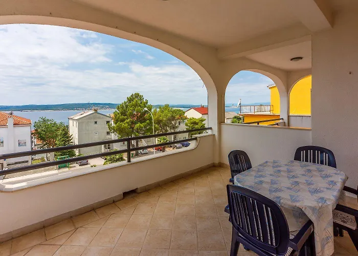Hundefreundliches Nur 230 Meter Zum Mit 4 Klimaanlagen, Parkplatz, Meerblick Apartment Crikvenica